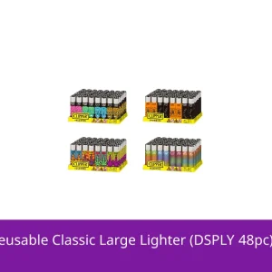 Clipper CP11R Reusable Classic Large Lighter (DSPLY 48pc)