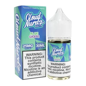 Cloud Nurdz Aloe Grape TFN Salt Vape Juice 30ml