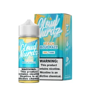 Cloud Nurdz Peach Blue Razz ICED E