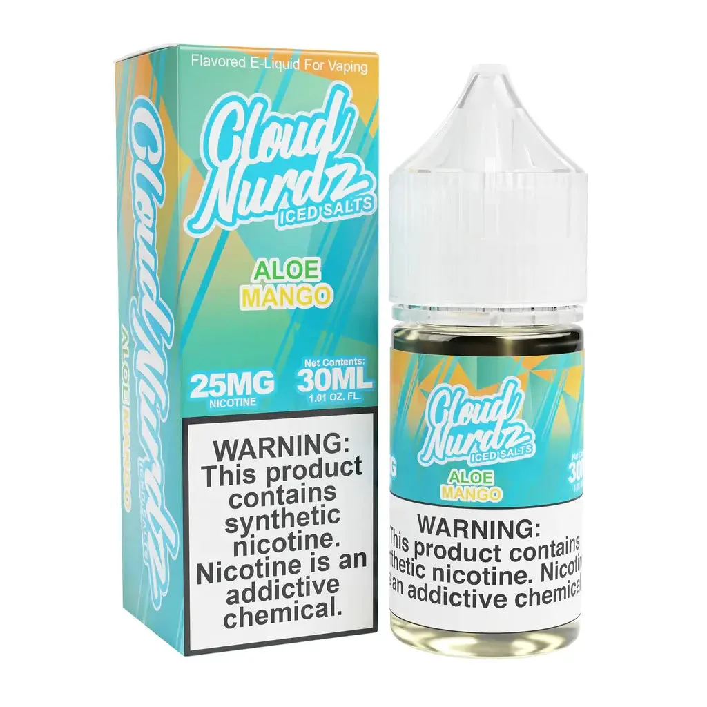 Cloud Nurdz Salts - Aloe Mango Iced 30ml
