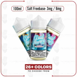 Cloud Nurdz Synthetic Nicotine 100ml E-Juice