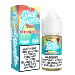 Cloud Nurdz Synthetic Salts Iced Banana Dragon Berry Nic Salt 30ml