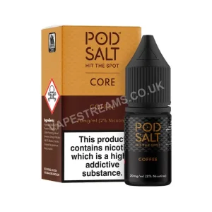 Coffee Nicotine Salt E-Liquid By Pod Salt Core Range