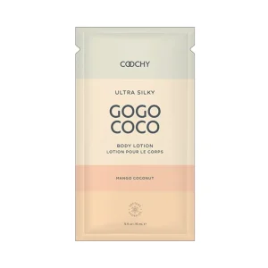 Coochy Ultra Silky Body Lotion Mango Coconut .35 fl. oz./10 ml Foil 24-Piece Bulk Bag