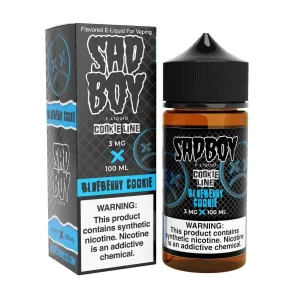 CookieLine Blueberry Cookie Synthetic Nicotine 100ml E-Juice | SadBoy
