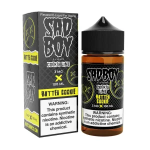 CookieLine Butter Cookie Synthetic Nicotine 100ml E-Juice | SadBoy
