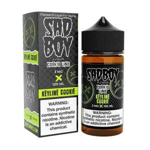CookieLine Key Lime Cookie Synthetic Nicotine 100ml E-Juice | SadBoy