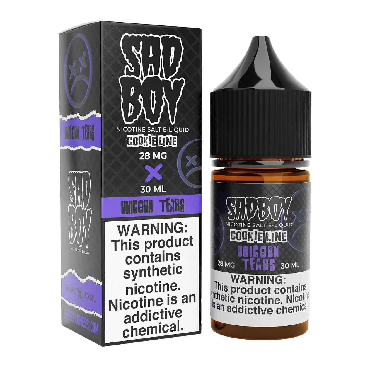 CookieLine Unicorn Tears Synthetic Nicotine 30ml Salt E-Juice | SadBoy