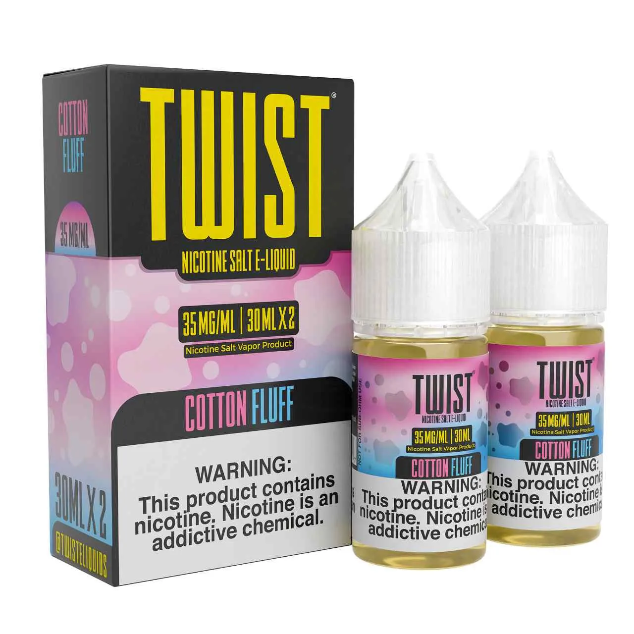 Cotton Fluff 60ml Salt E-Juice | Twist E-Liquids