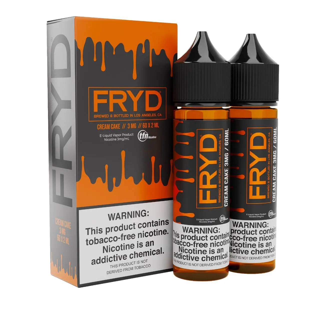 Cream Cake Synthetic Nicotine 120ml E-Juice | FRYD
