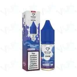 Crystal Clear Bar Salts Blueberry Cherry Cranberry Nic Salt