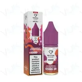 Crystal Clear Bar Salts Passionfruit Orange Guava Nic Salt