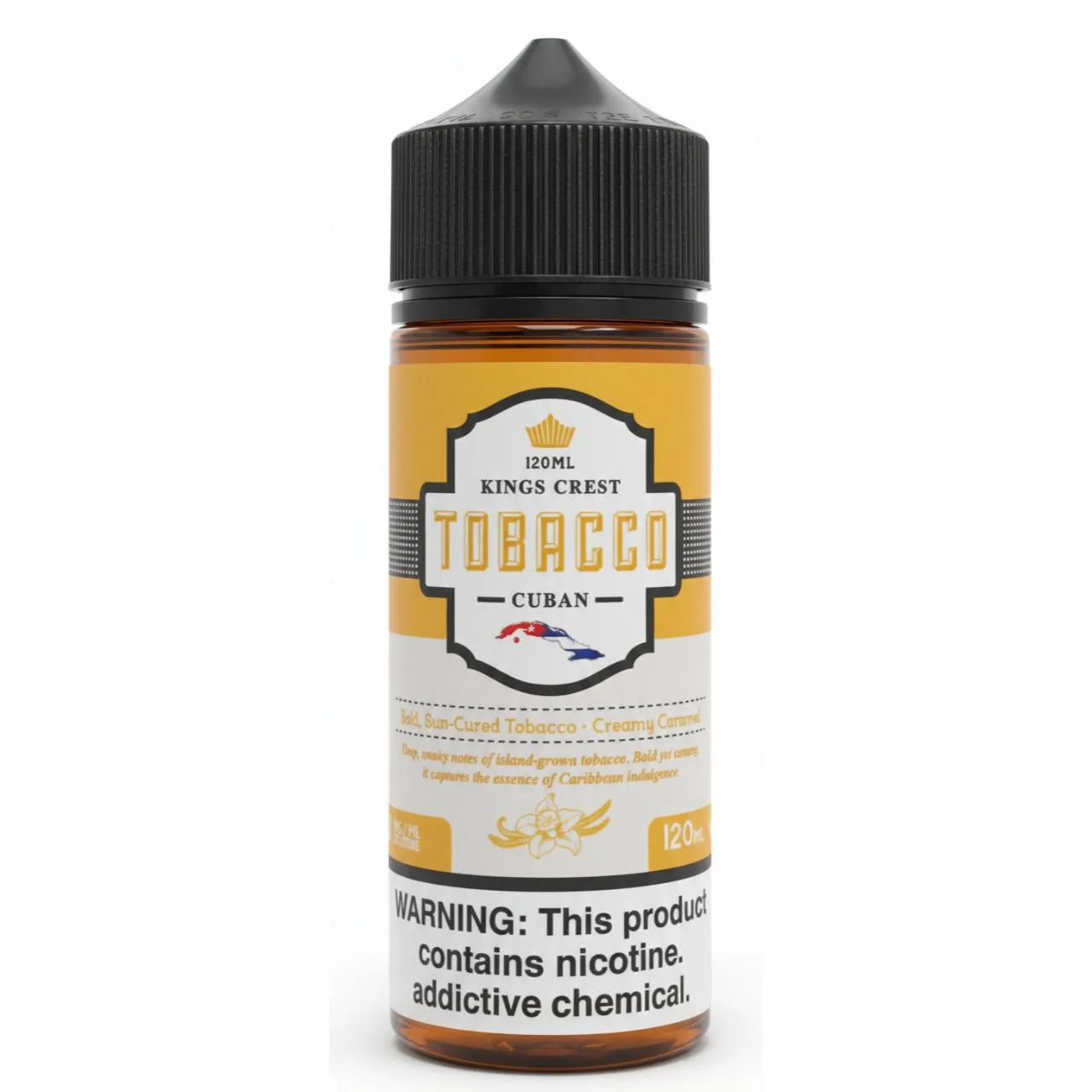Cuban Tobacco 120ml E-Juice | King's Crest