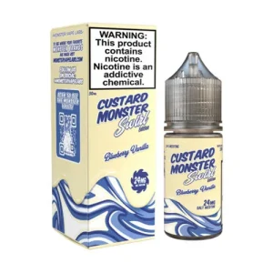 Custard Monster Swirl Blueberry Vanilla Salt 30mL