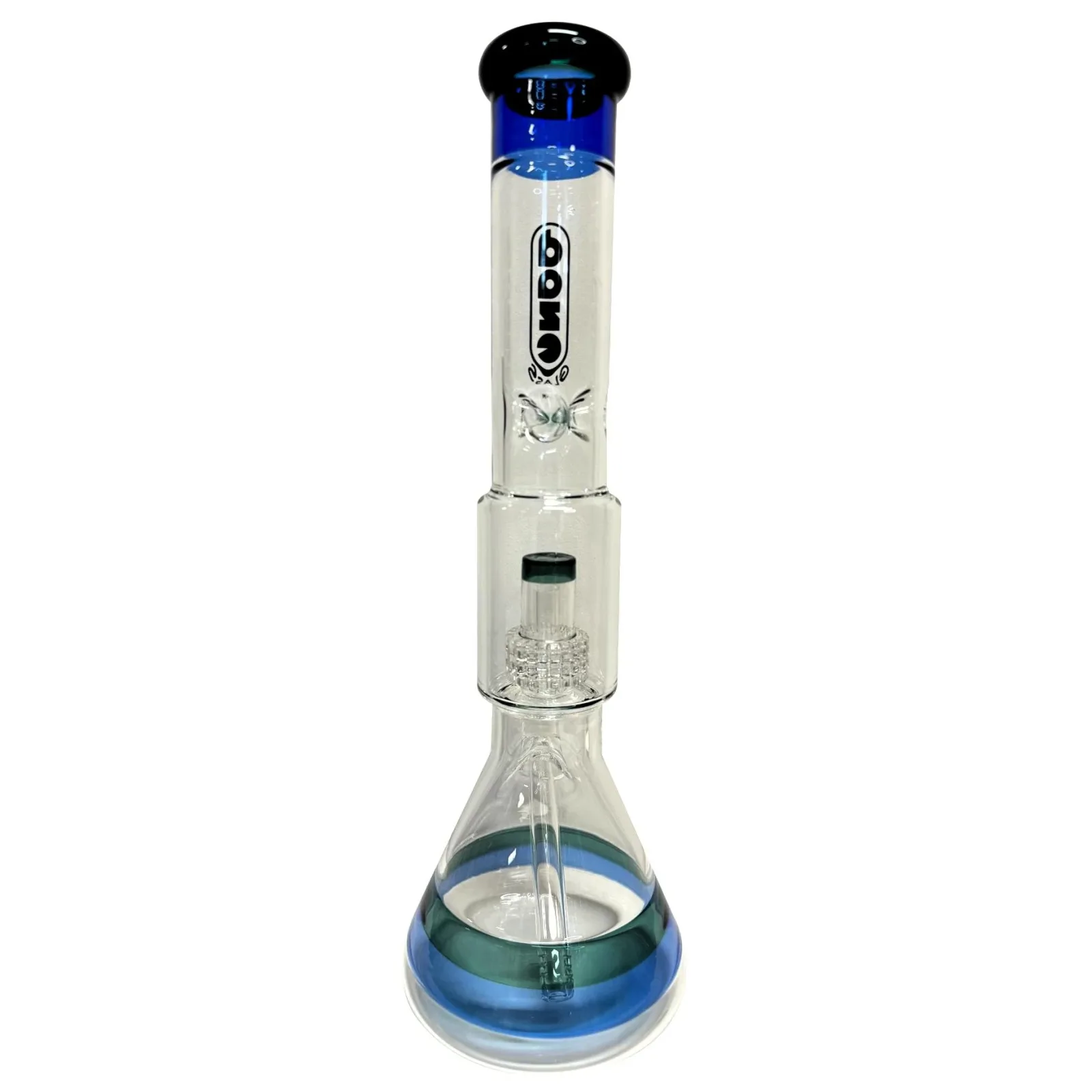Daze Glass - Approx. 16 Striped Glass Water Pipe - Image 2
