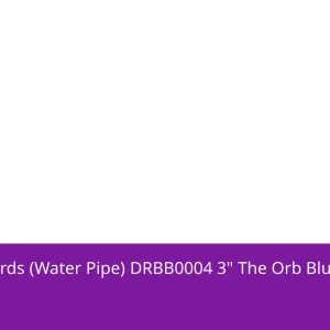 Death Row Records (Water Pipe) DRBB0004 3" The Orb Blunt Bubbler with 10mm Banger
