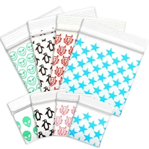 Designer Recloseable Zip Top Plastic Bags | 1000ct Bundle