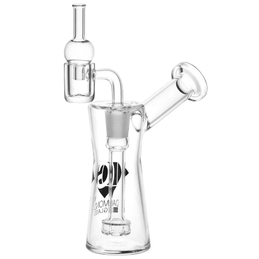 Diamond Glass Rong Mini Dab Rig - 5.25" / 14mm F - Image 2