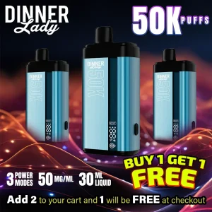 Dinner Lady Disposable | 50K Puffs - Buy 1 Get 1 Free