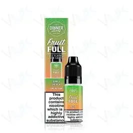 Dinner Lady Fruit Full Bar Salts Apple Peach Nic Salt