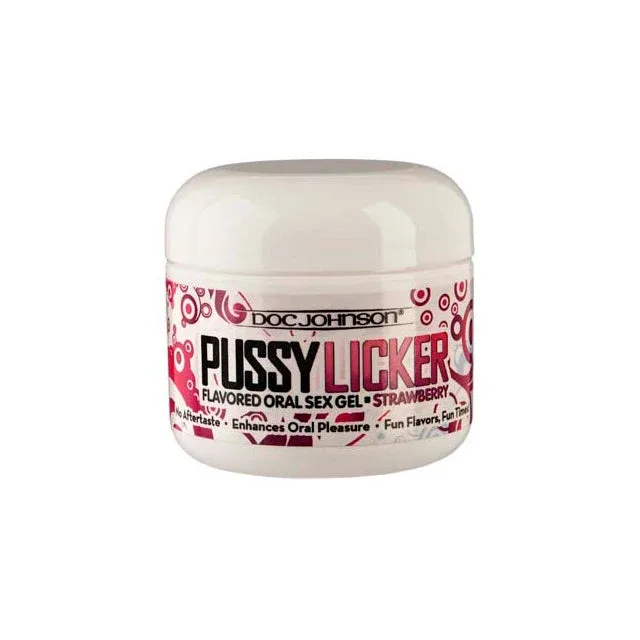 Doc Johnson Pussy Licker: Strawberry 2oz. Jar