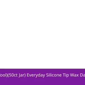 Dogg Lbs (Dab Tool)(50ct Jar) Everyday Silicone Tip Wax Dabber