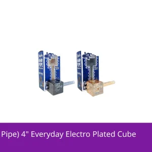 Dogg Lbs (Hand Pipe) 4" Everyday Electro Plated Cube