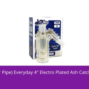 Dogg Lbs (Water Pipe) Everyday 4" Electro Plated Ash Catcher 14mm 45 Degree