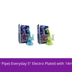 Dogg Lbs (Water Pipe) Everyday 5" Electro Plated with 14mm Bowl