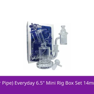 Dogg Lbs (Water Pipe) Everyday 6.5" Mini Rig Box Set 14mm & Banger
