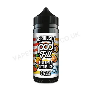 Doozy Seriously Pod Fill x3 Pineapple Citrus Ice E-Liquid Shortfill