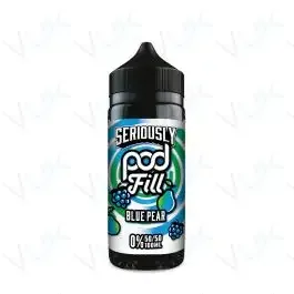 Doozy Vape Seriously Pod Fill Blue Pear 100ml E
