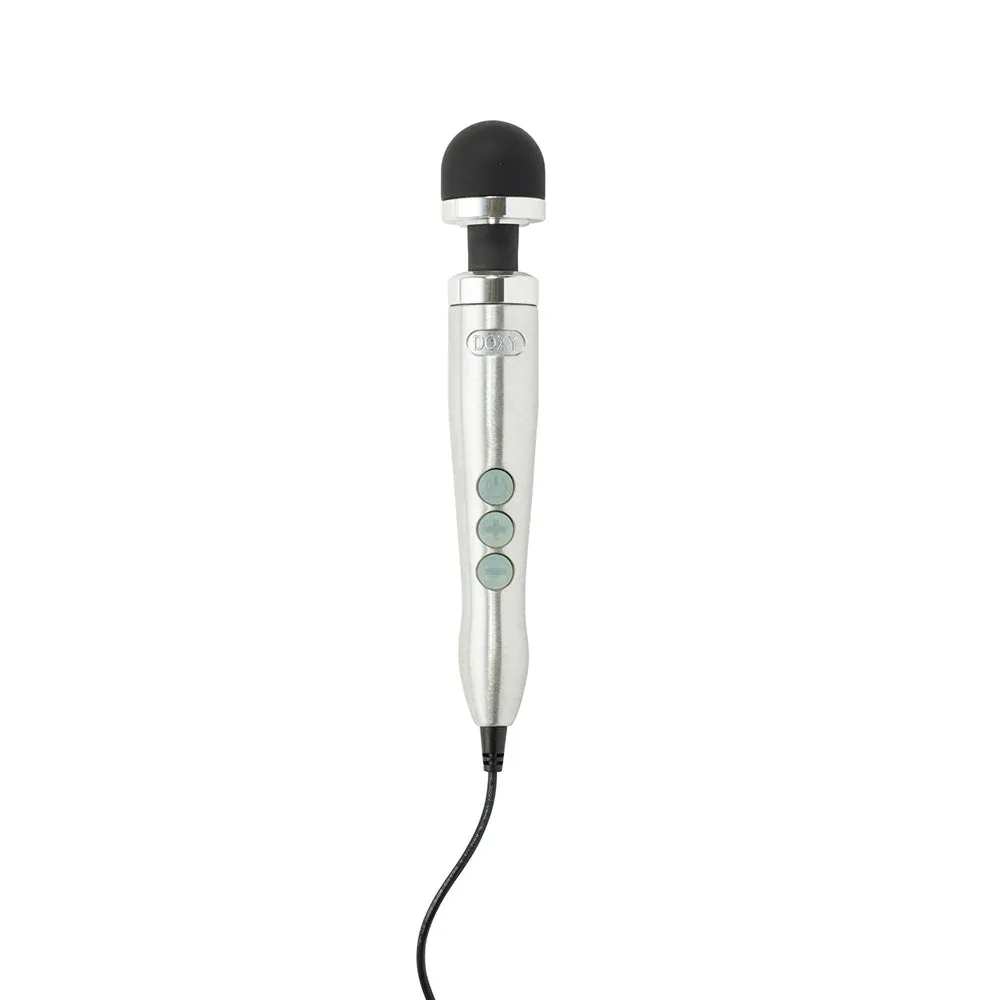 Doxy Die Cast 3 Compact Wand Vibrator Brushed Metal - Image 2