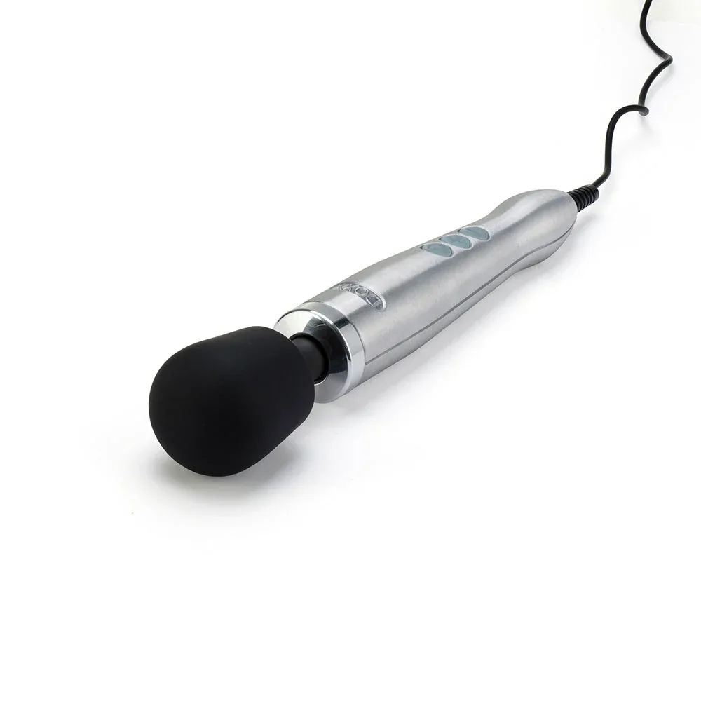 Doxy Die Cast Wand Vibrator Brushed Metal - Image 2