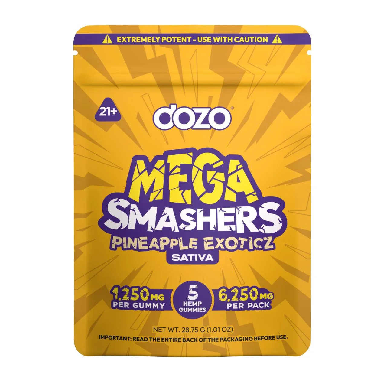 DOZO Mega Smashers Gummies | 6250MG