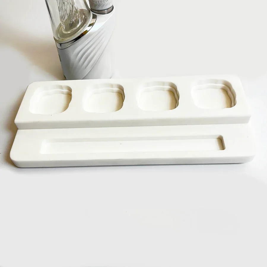 Durable Corian Dab Stand for Organizing Concentrate Jars and your Favorite Tools - Image 2