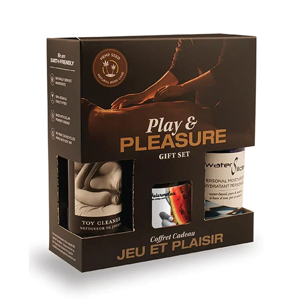 Earthly Body Hemp Seed By Night Play & Pleasure Gift Set