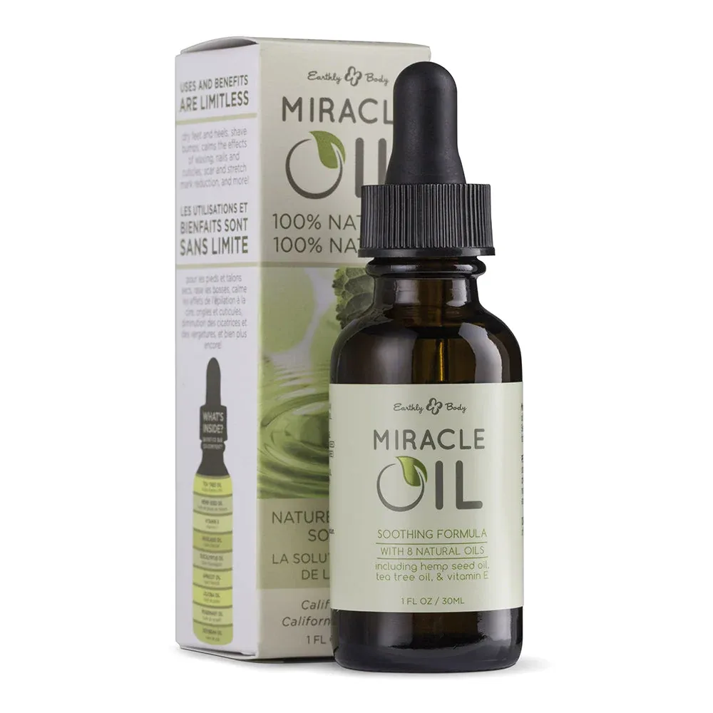 Earthly Body Skin Care Miracle Oil 1oz.
