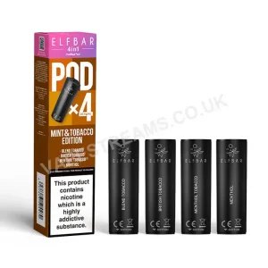 Elf Bar 4 in 1 Mint & Tobacco Edition Prefilled Pods