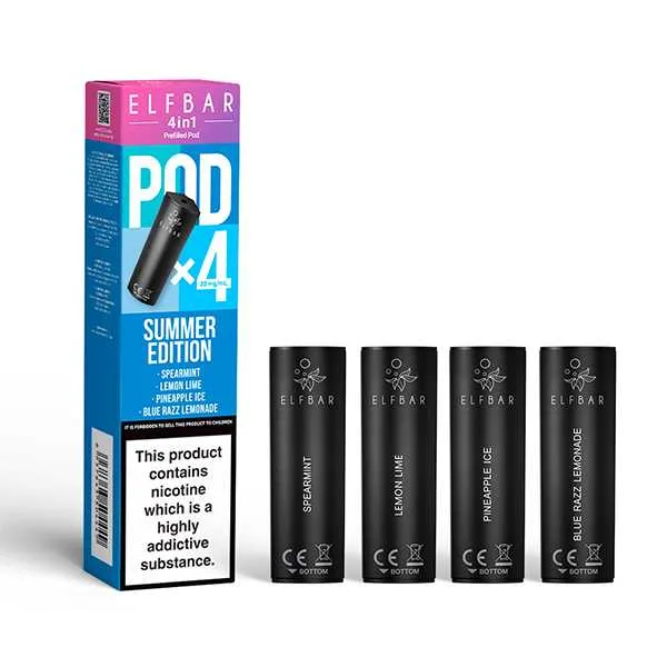 Elf Bar 4-In-1 Prefilled Replacement Pods (Pack Of 4) - Image 2