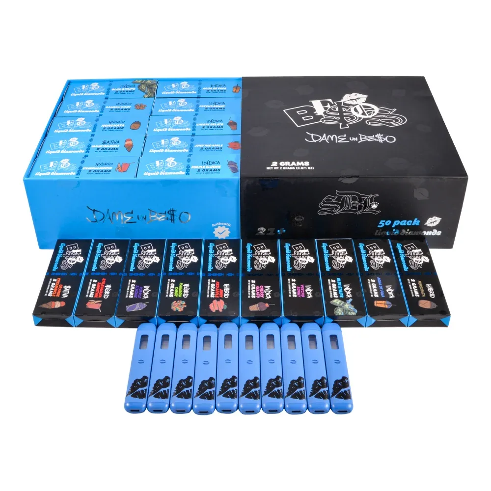 Empty USA Stock Blue Besos 2g disposable