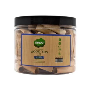 Endo Wood Tips Jar | 120 Count