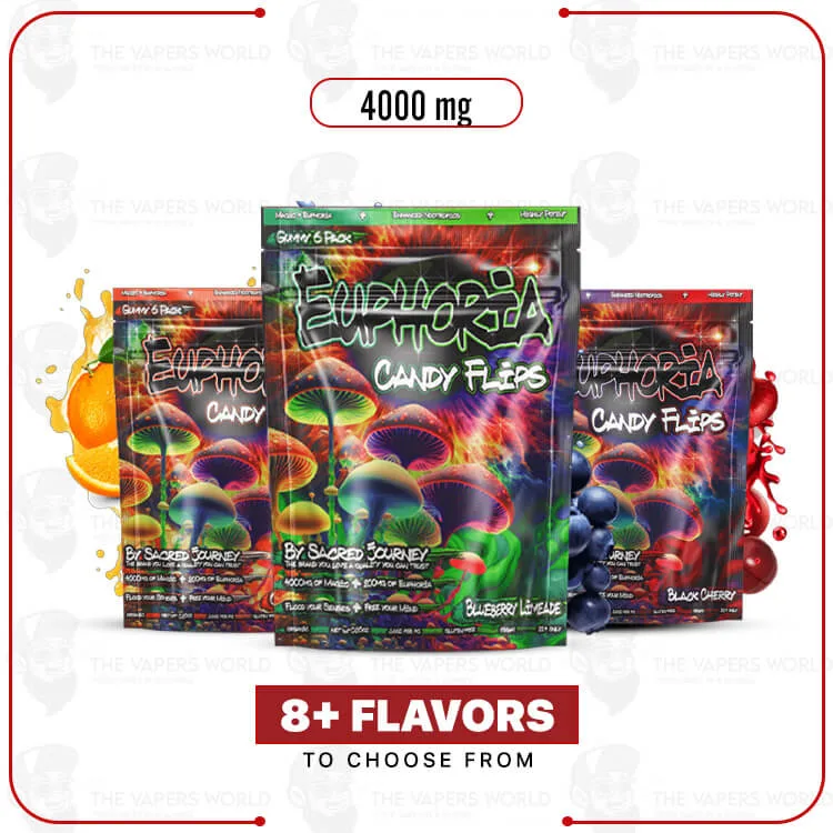 Euphoria Candy Flips Mushroom Gummies