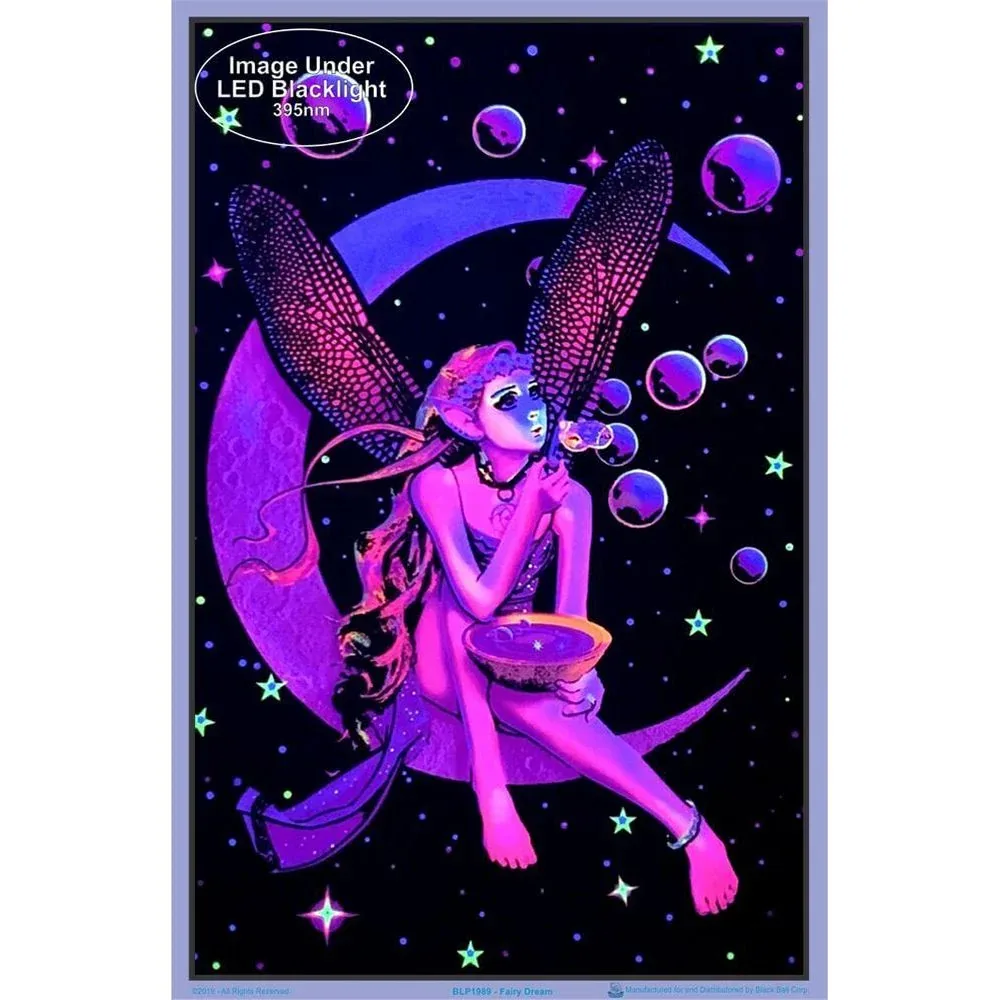 Fairy Dream Black Light Poster - 23"X35" - Image 2