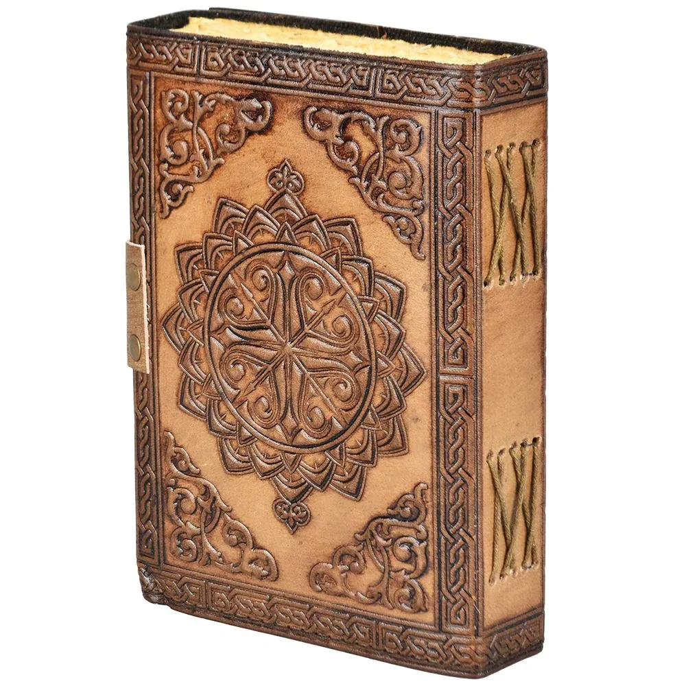 Fairy Guardian Embossed Leather Journal - 7" x 5" - Image 2