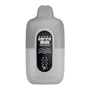 Fifty Bar V2 Silver Series 20K 2% Disposable Vape Device