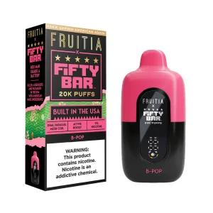 Fifty Bar x Fruitia 20K Disposable Vape Device