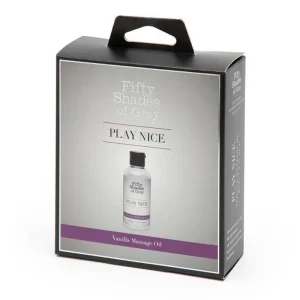 Fifty Shades of Grey Play Nice Vanilla Massage Oil / 3 oz.