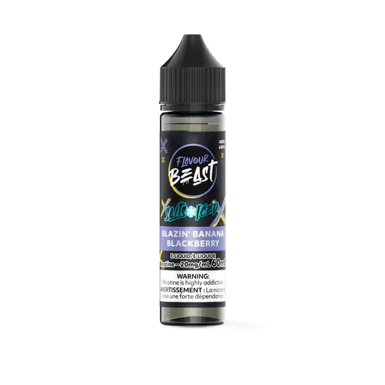Flavour Beast E-Liquid 60mL Salts - Blazin' Banana Blackberry