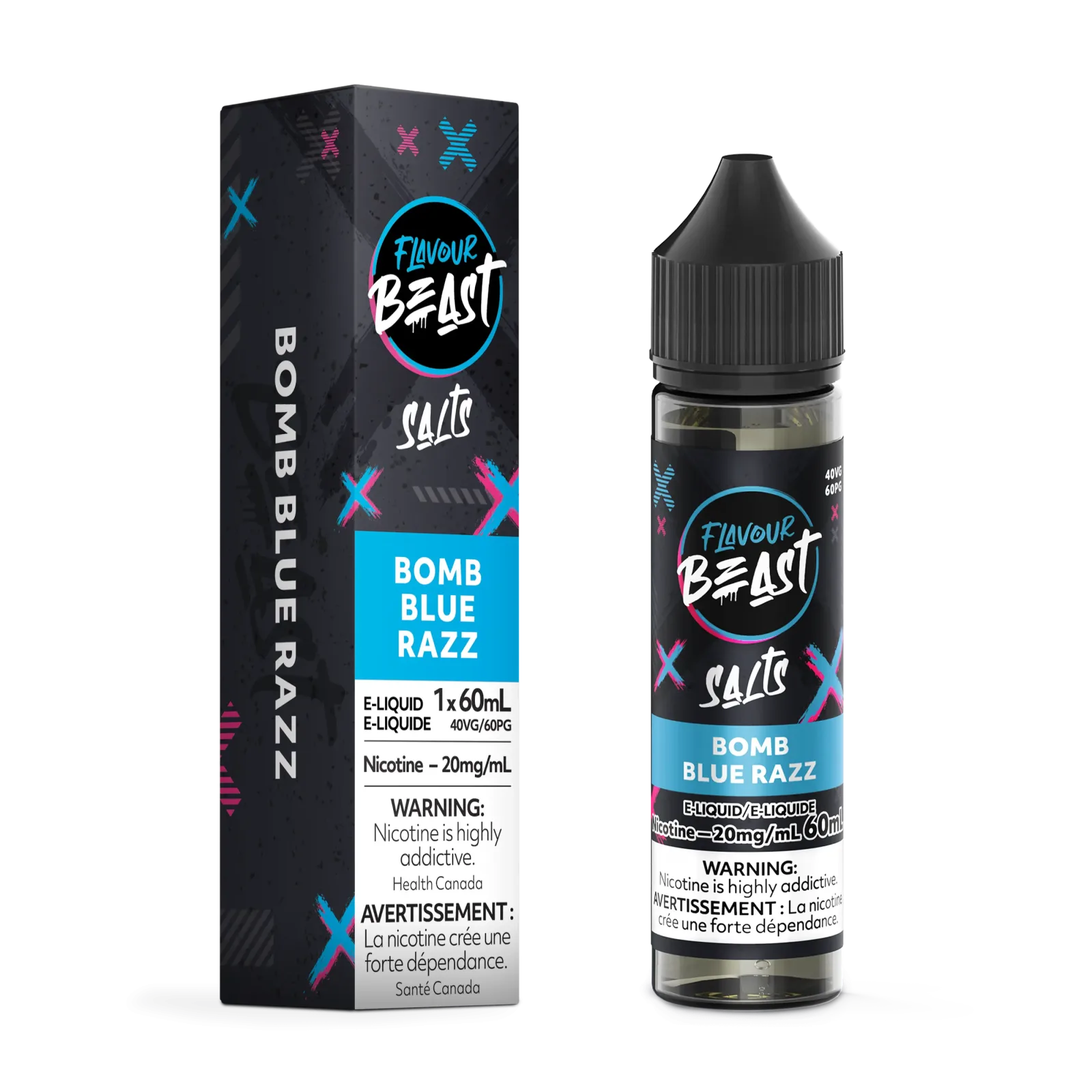 Flavour Beast E-Liquid - Bomb Blue Razz (60mL)